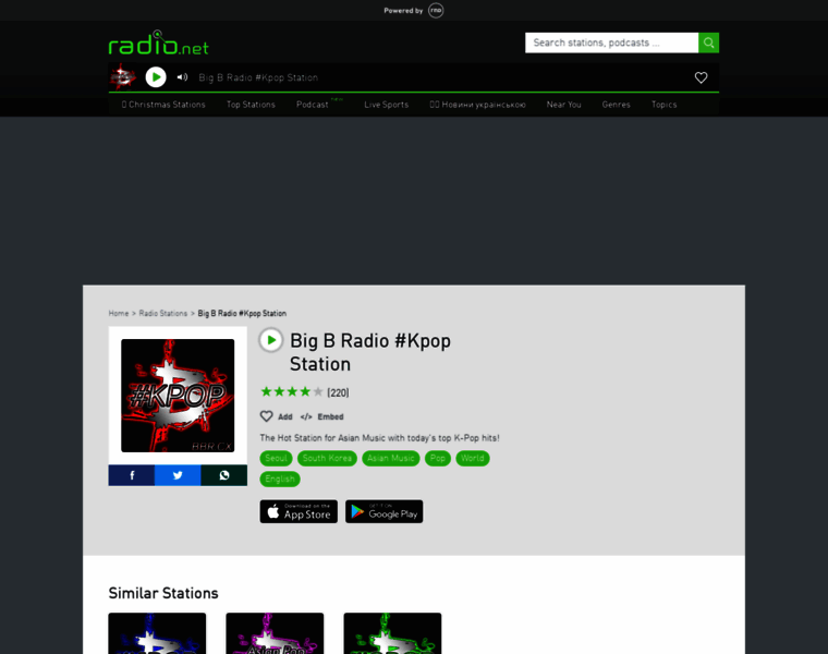 Bigbradiokpop.radio.net thumbnail
