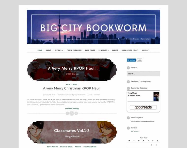 Bigcitybookworm.com thumbnail