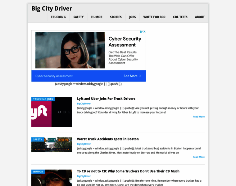 Bigcitydriver.com thumbnail