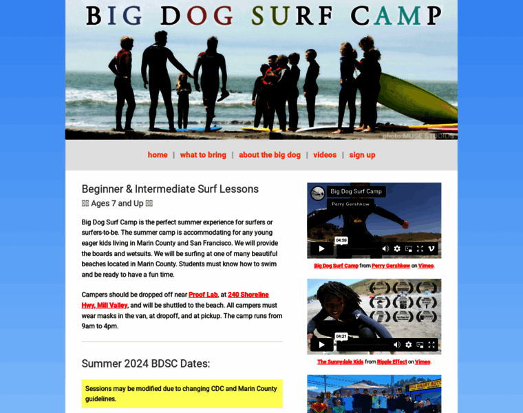 Bigdogsurfcamp.com thumbnail