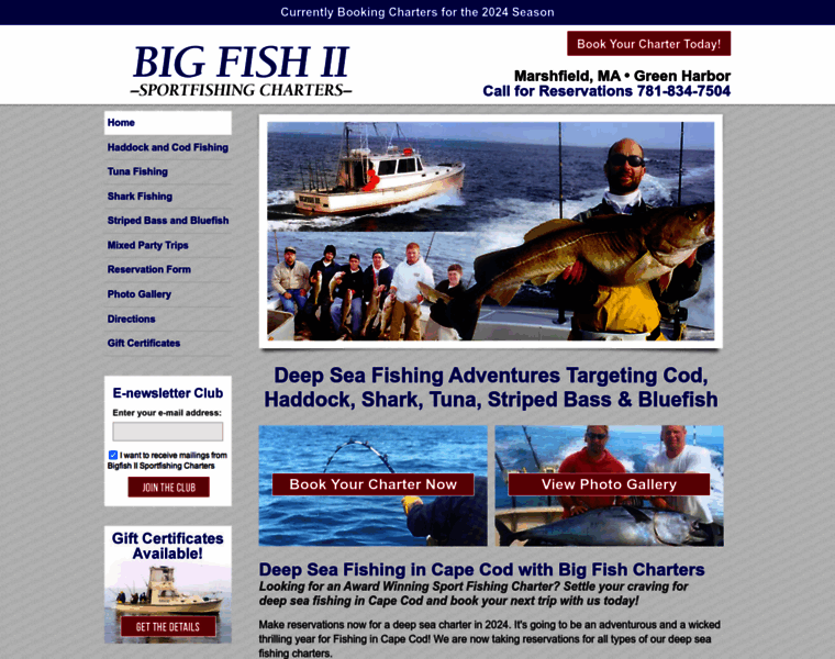 Bigfishcharters.com thumbnail