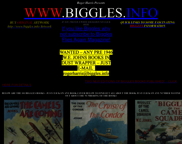Biggles.info thumbnail