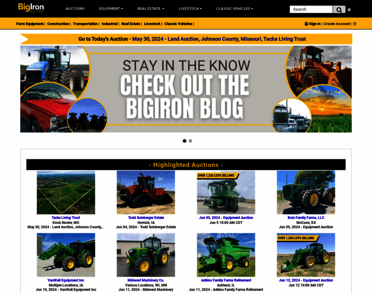 Bigiron.com thumbnail