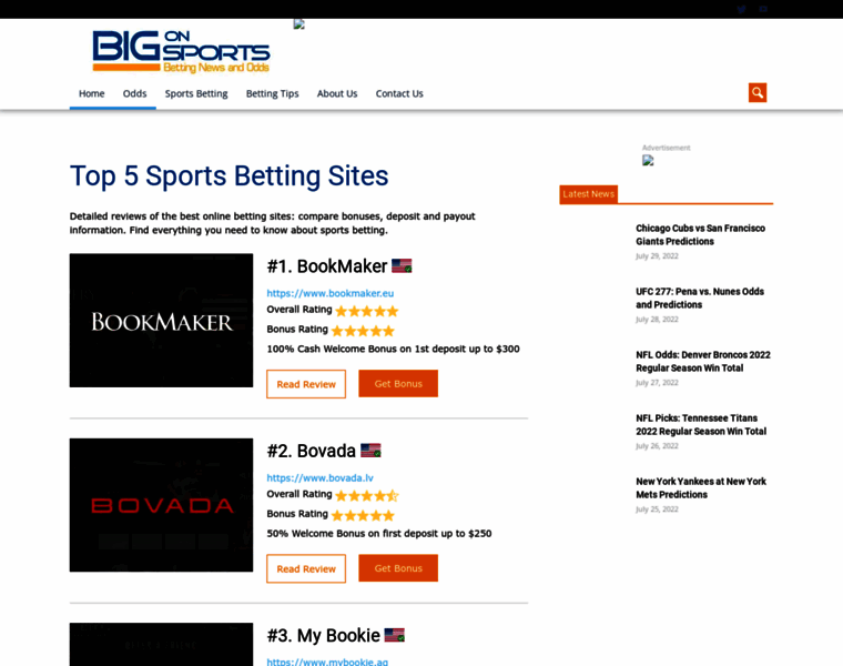 Bigonsports.com thumbnail