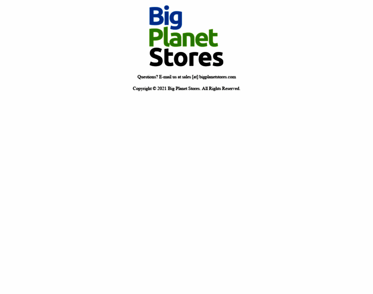 Bigplanetstores.com thumbnail