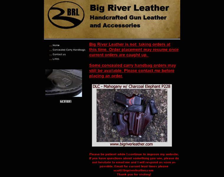 Bigriverleather.com thumbnail