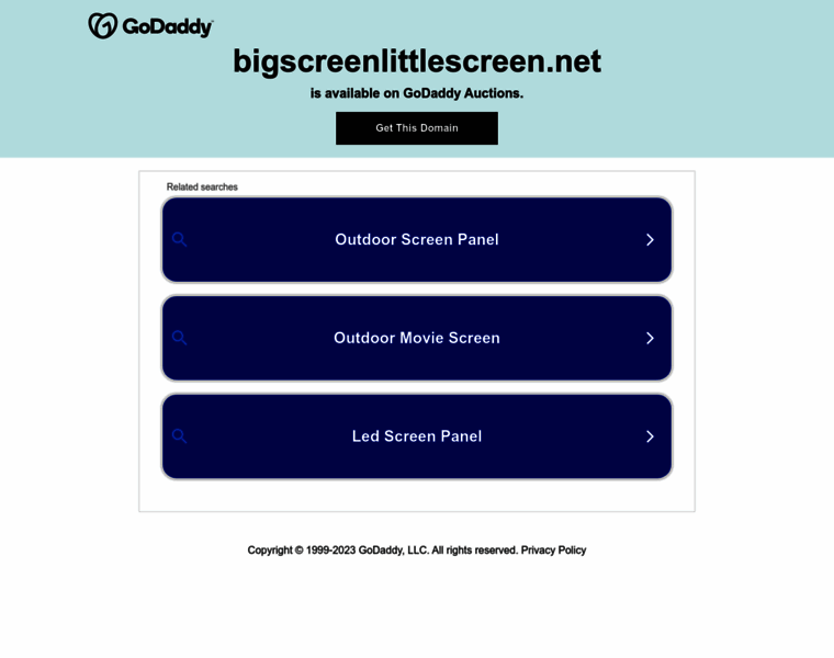 Bigscreenlittlescreen.net thumbnail