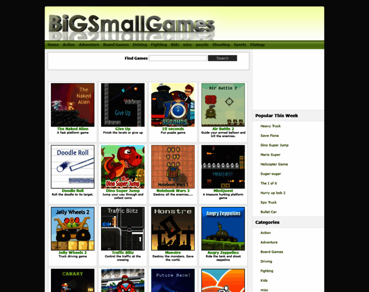 Bigsmallgames.com thumbnail