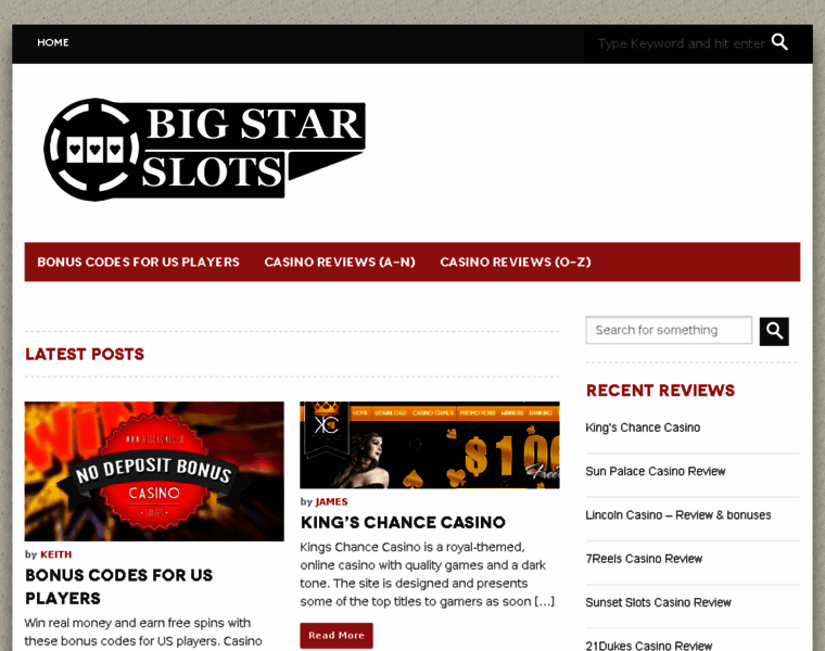 Bigstarslots.com thumbnail