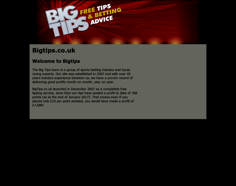 Bigtips.co.uk thumbnail