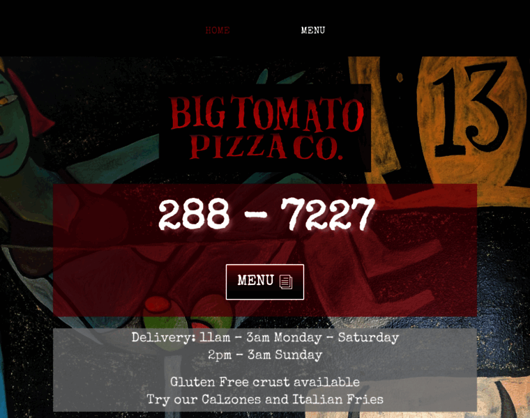 Bigtomatopizza.com thumbnail