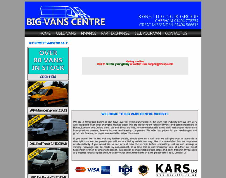 Bigvanscentre.co.uk thumbnail