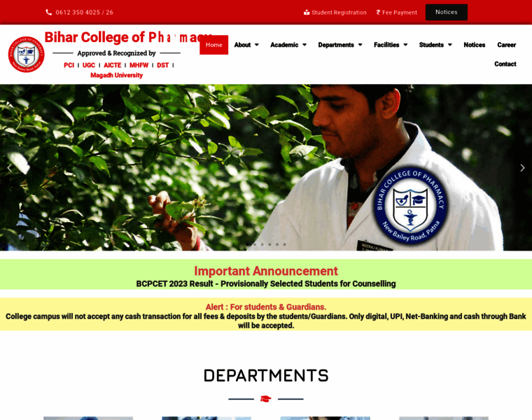 Biharcollegeofpharmacy.com thumbnail