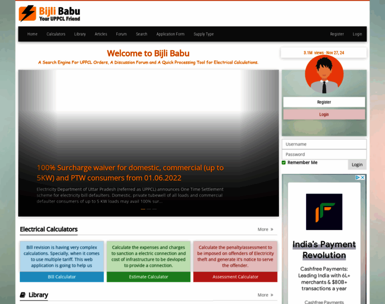 Bijlibabu.com thumbnail