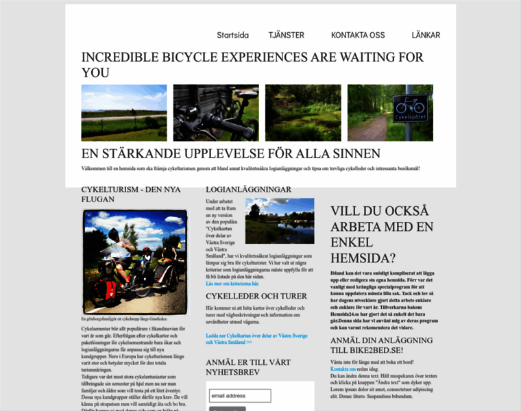Bike2bed.se thumbnail