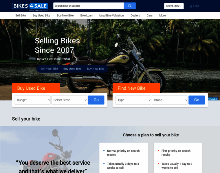 Bike4sale.in thumbnail
