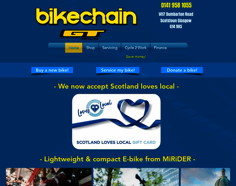Bikechainglasgow.co.uk thumbnail