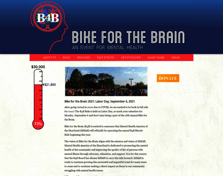 Bikeforthebrain.org thumbnail