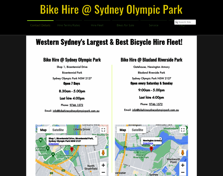 Bikehiresydneyolympicpark.com.au thumbnail