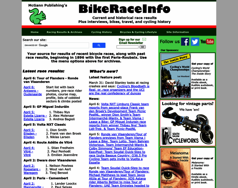 Bikeraceinfo.com thumbnail Bikeraceinfo.com thumbnail