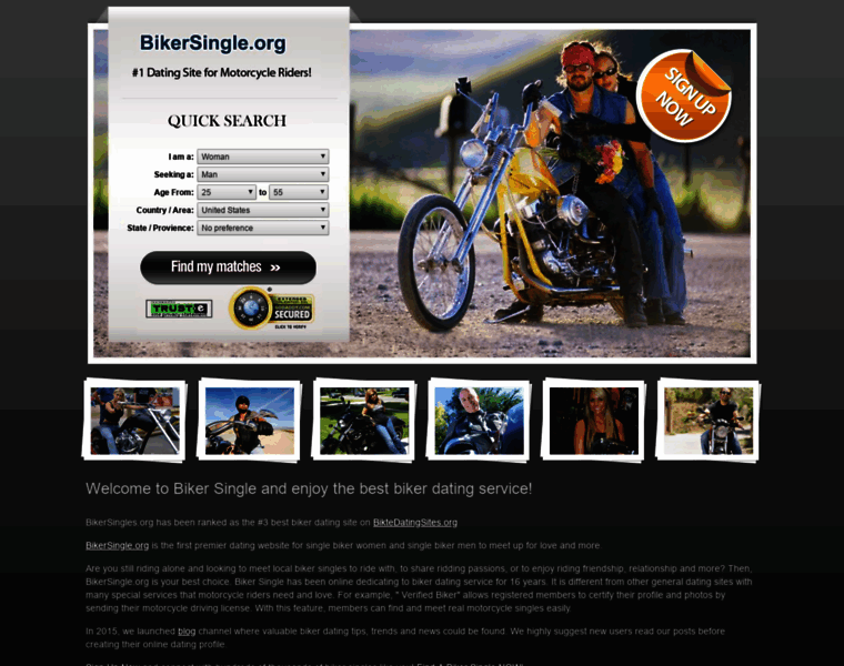 Bikersingle.org thumbnail