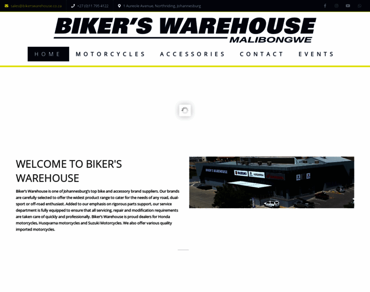 Bikerswarehouse.co.za thumbnail