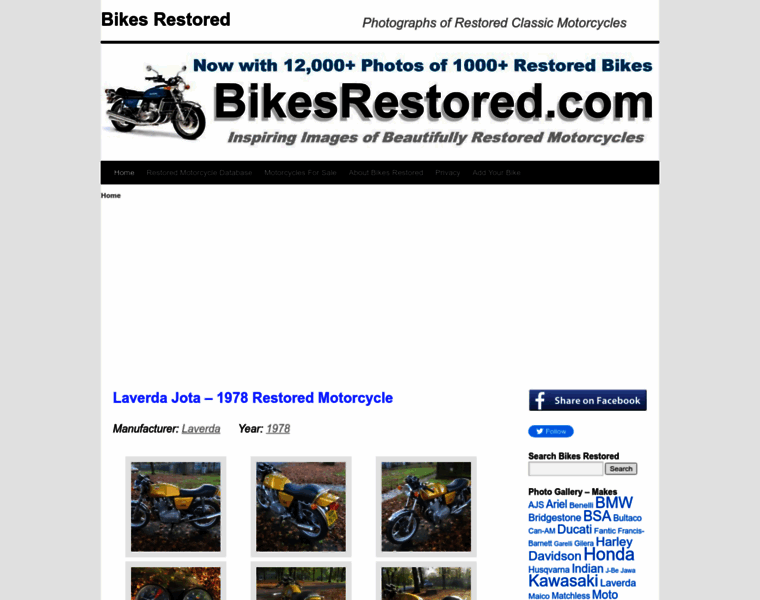 Bikesrestored.com thumbnail