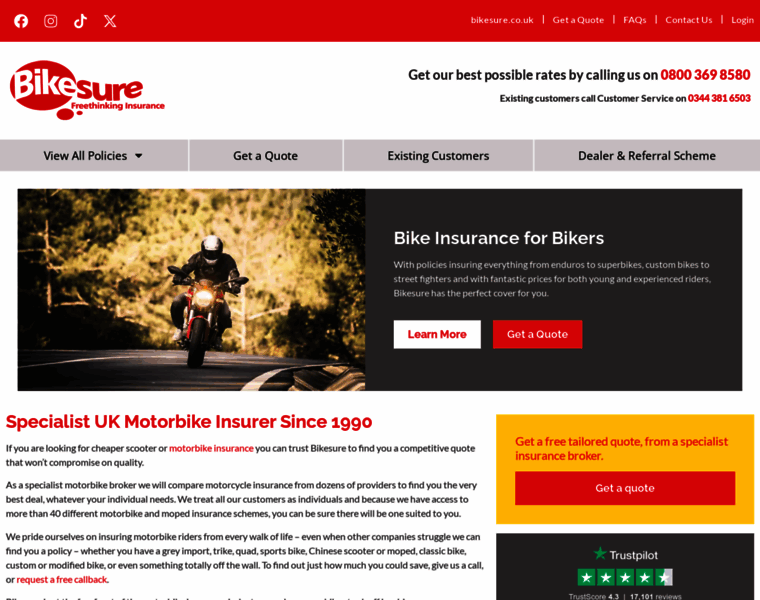 Bikesure.co.uk thumbnail