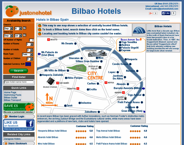 Bilbaohotels.co.uk thumbnail