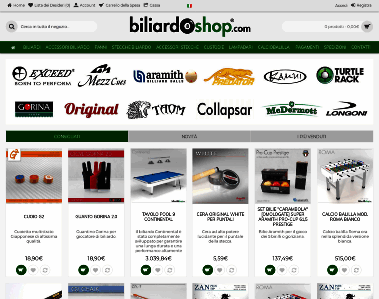 Biliardoshop.com thumbnail