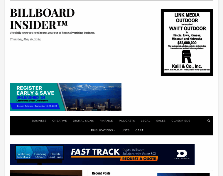 Billboardinsider.com thumbnail