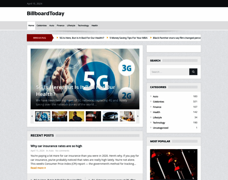Billboardtoday.site thumbnail