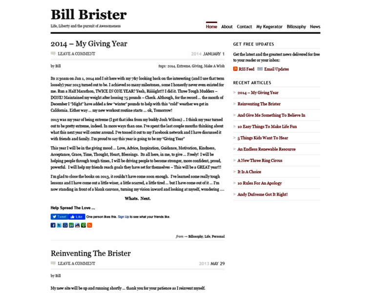 Billbrister.com thumbnail