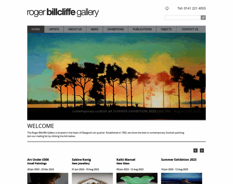 Billcliffegallery.com thumbnail