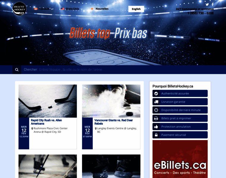Billetshockey.ca thumbnail