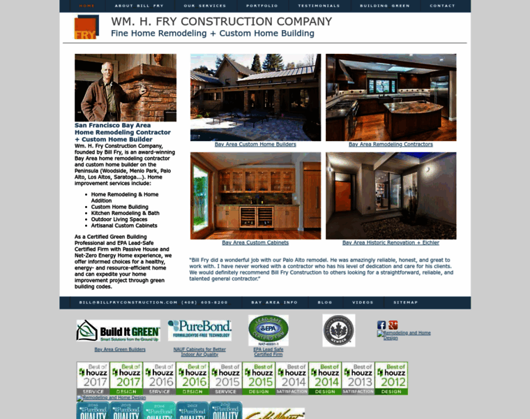 Billfryconstruction.com thumbnail