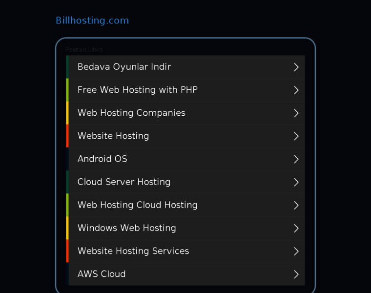 Billhosting.com thumbnail