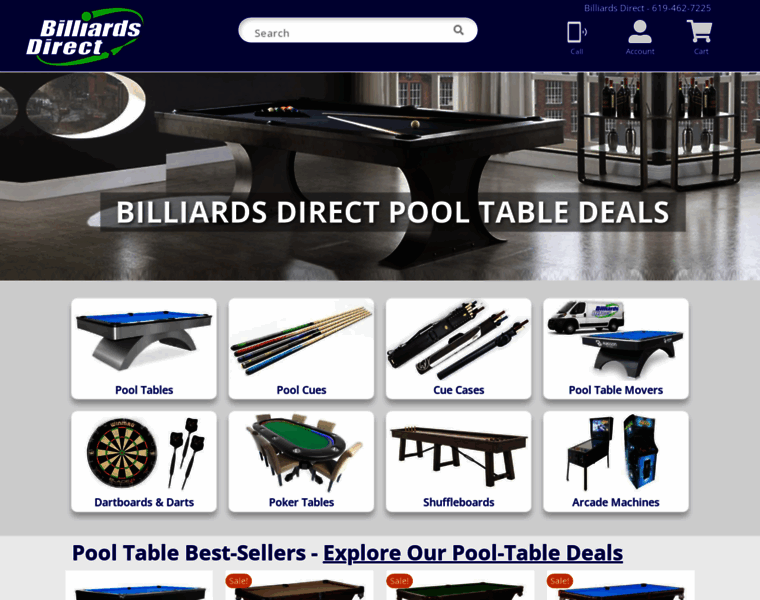 Billiardsdirect.com thumbnail