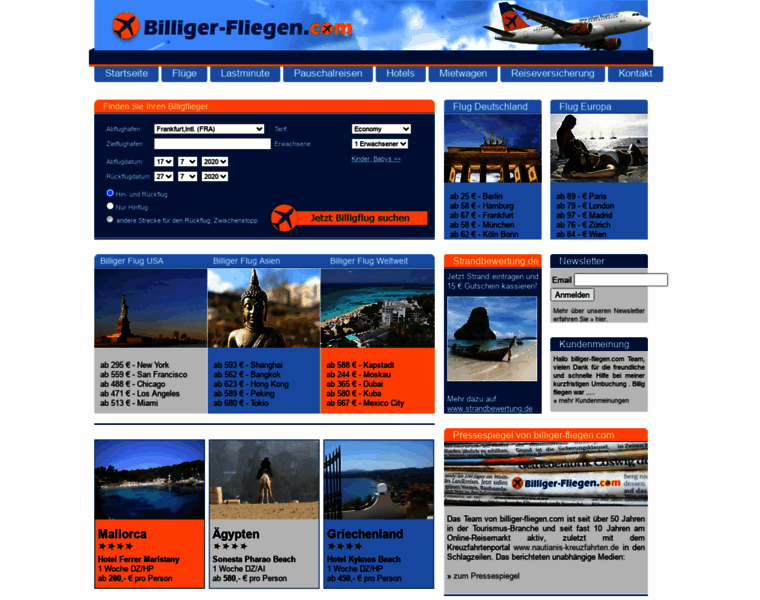 Billiger-fliegen.com thumbnail