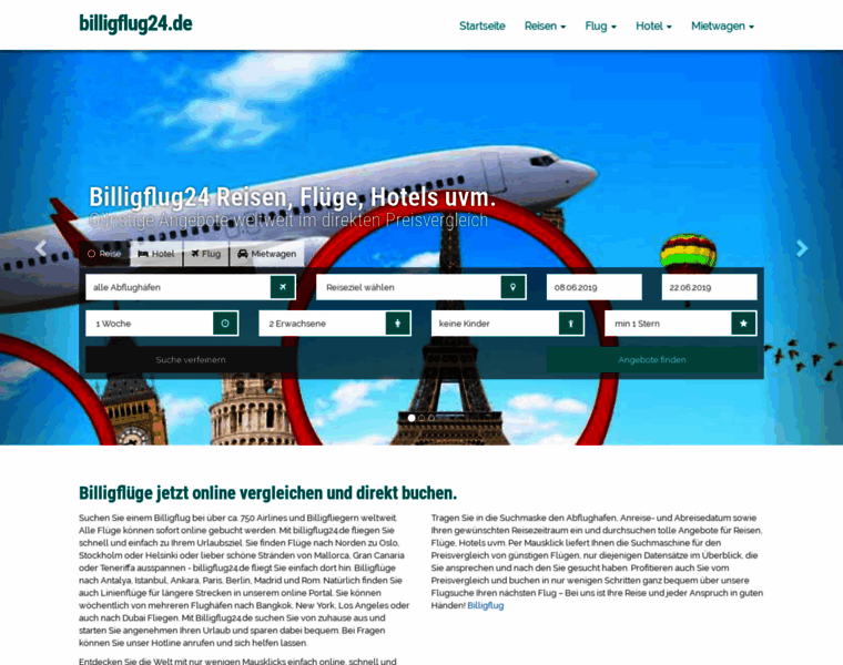 Billigflug24.de thumbnail