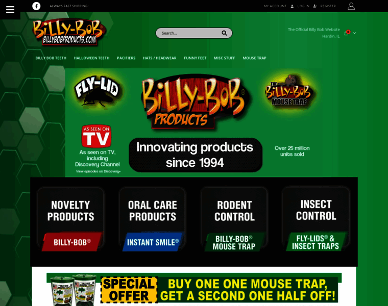 Billybobproducts.com thumbnail