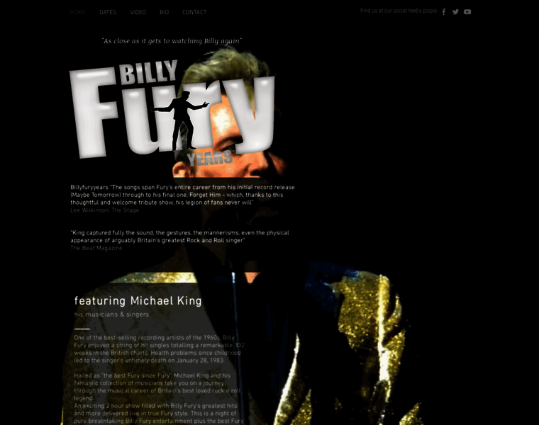 Billyfuryyears.com thumbnail