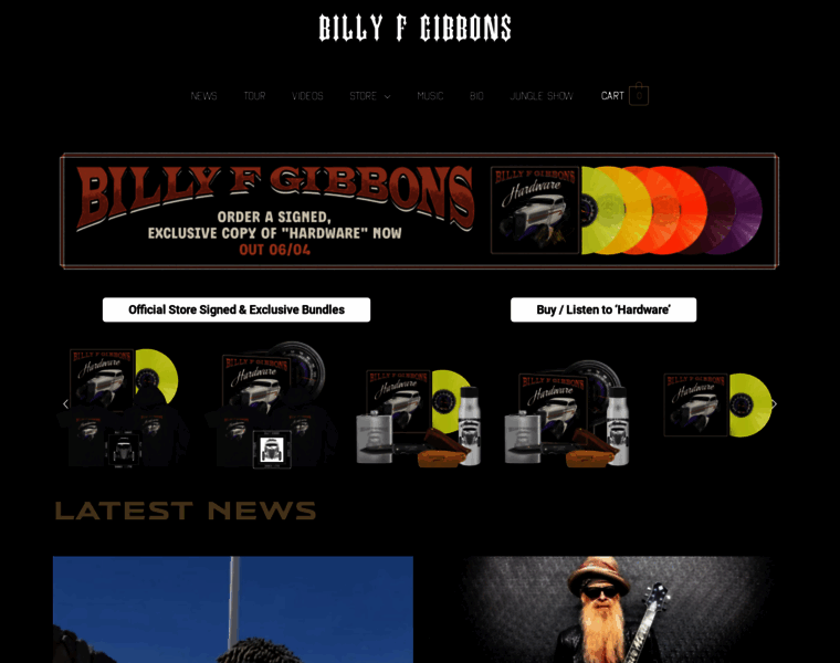Billygibbons.com thumbnail