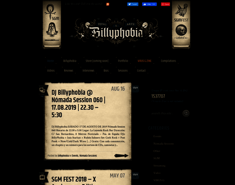 Billyphobia.com thumbnail