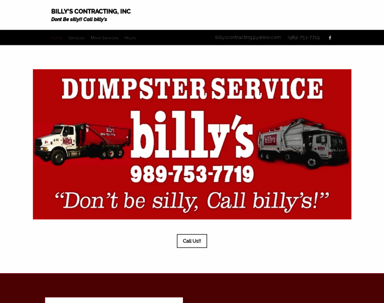 Billyscontracting.com thumbnail