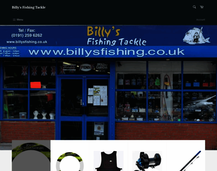 Billysfishing.co.uk thumbnail