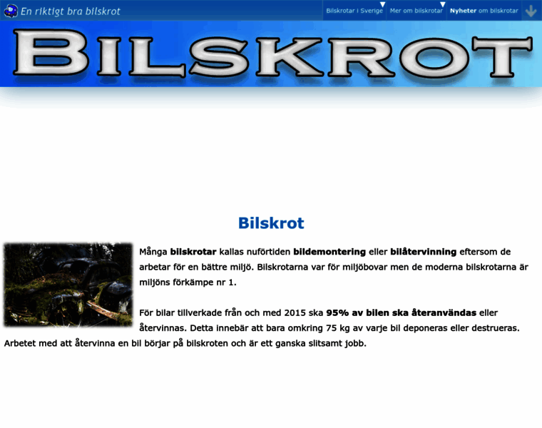 Bilskrot.net thumbnail