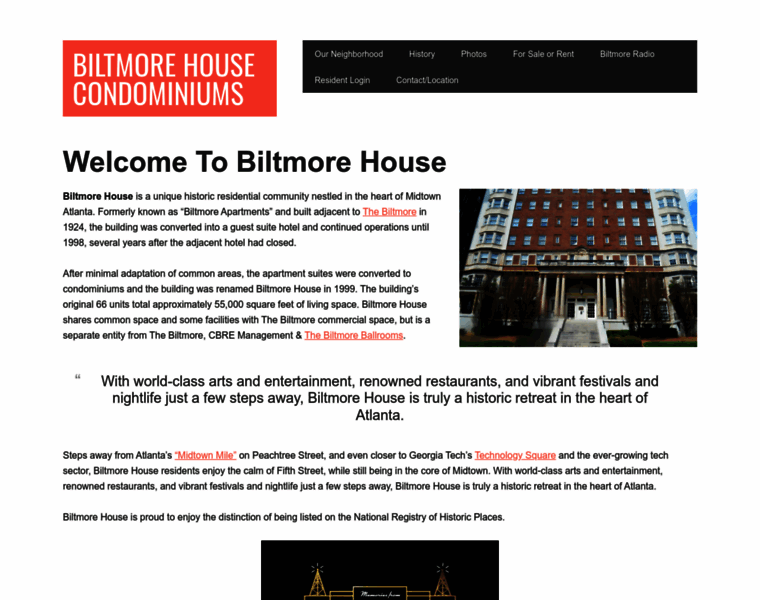 Biltmorehouse.org thumbnail