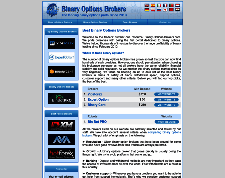 Binary-options-brokers.com thumbnail