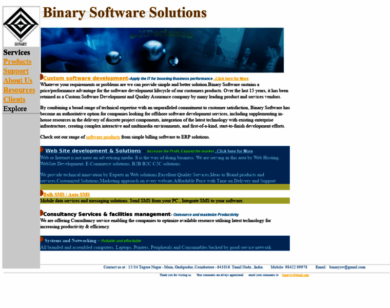 Binarysoft.info thumbnail